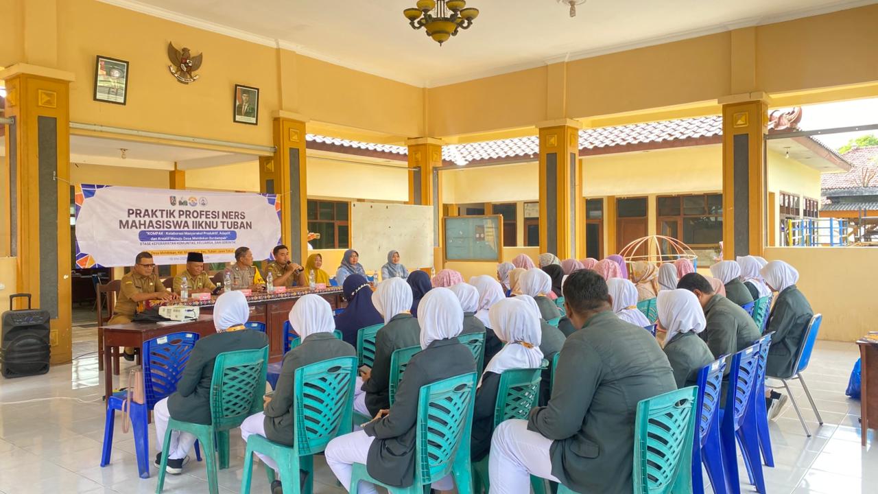 Pembukaan Praktek Profesi Ners IIKNU Tuban & Musyawarah Masyarakat Desa (MMD) 1